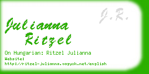 julianna ritzel business card